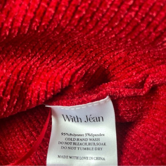 With jean rose top / red - Picture 7 of 8